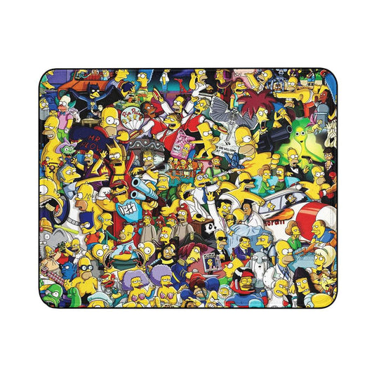 The Simpsons All Characters Mouse Pads-18x21 CM-Oxvistore