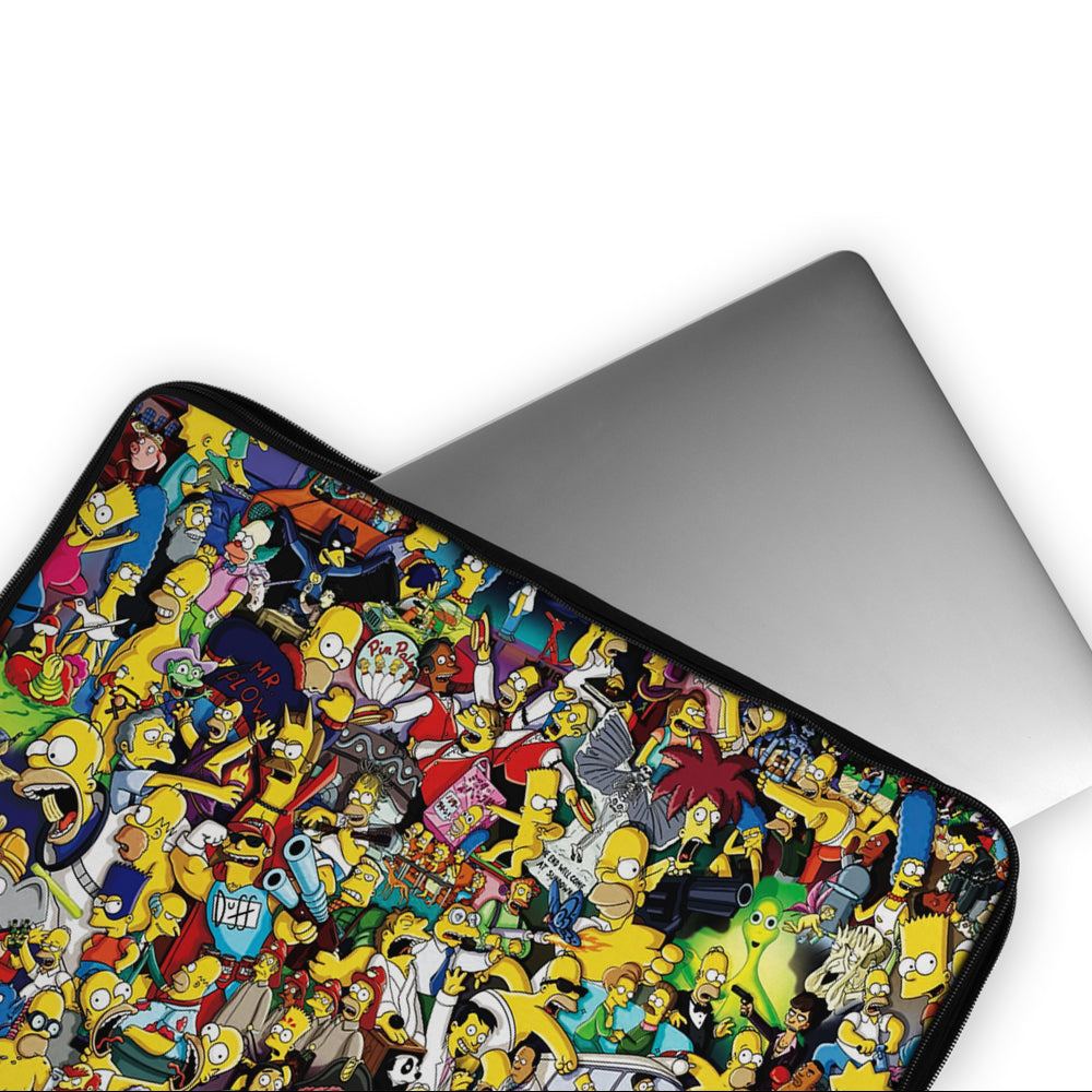 The Simpsons All Characters Laptop Sleeve Protective Cover