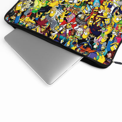 The Simpsons All Characters Laptop Sleeve Protective Cover