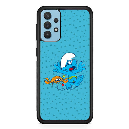 The Smurfs Don't Be Naughty Samsung Galaxy A32 Case-Oxvistore