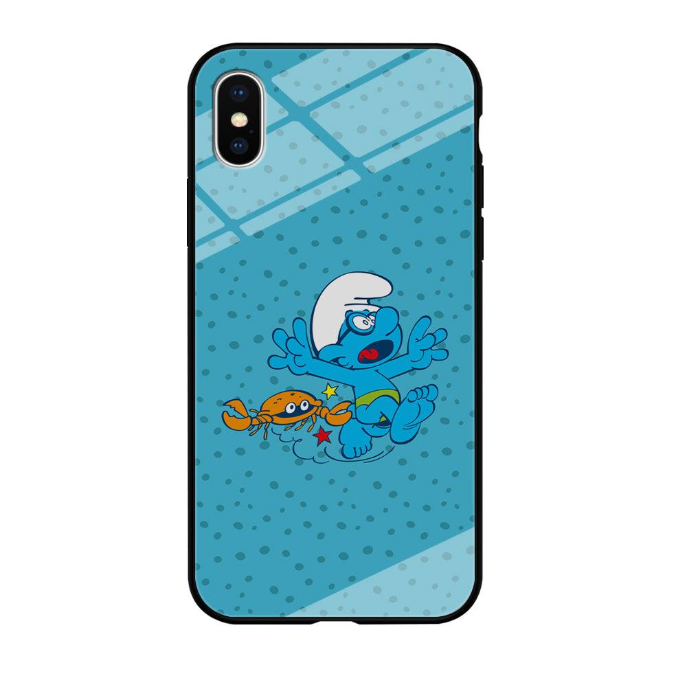 The Smurfs Don't Be Naughty iPhone X Case-Oxvistore