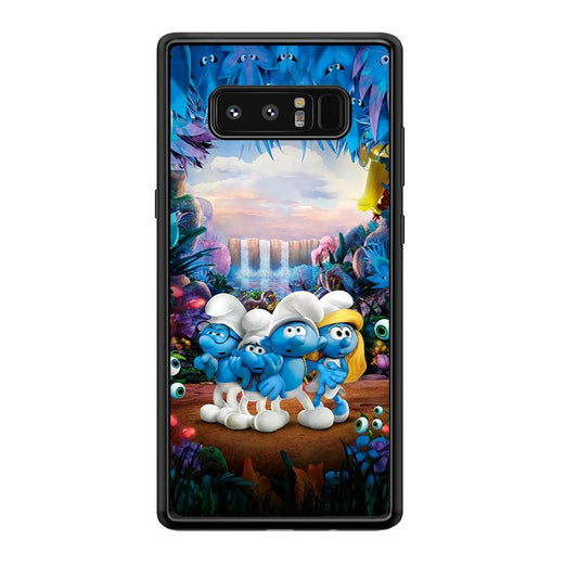 The Smurfs Lost in The Jungle Samsung Galaxy Note 8 Case-Oxvistore