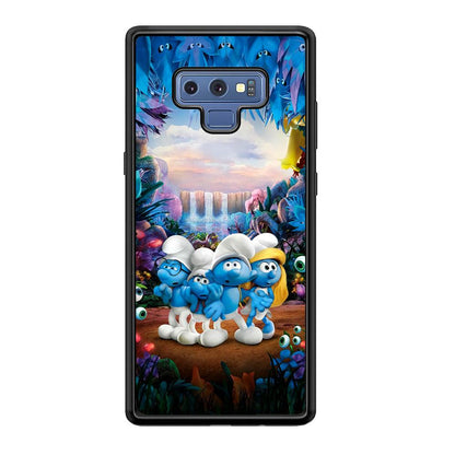 The Smurfs Lost in The Jungle Samsung Galaxy Note 9 Case-Oxvistore