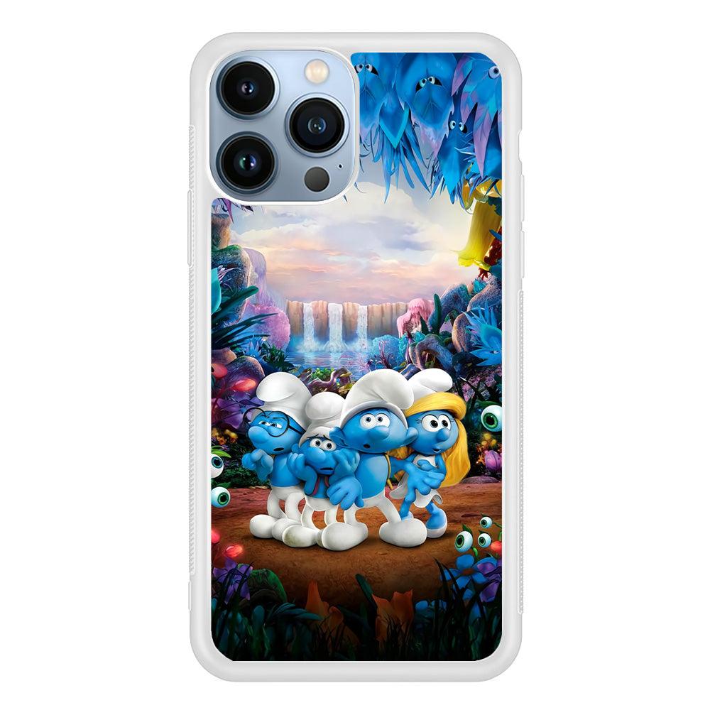 The Smurfs Lost in The Jungle iPhone 14 Pro Max Case-Oxvistore