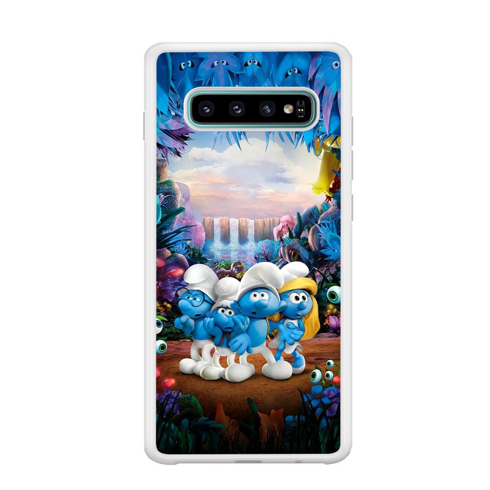 The Smurfs Lost in The Jungle Samsung Galaxy S10 Plus Case-Oxvistore