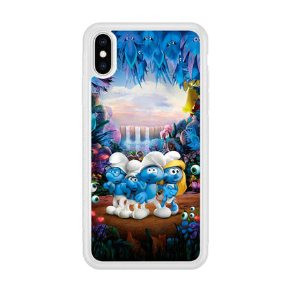 The Smurfs Lost in The Jungle iPhone XS Case-Oxvistore