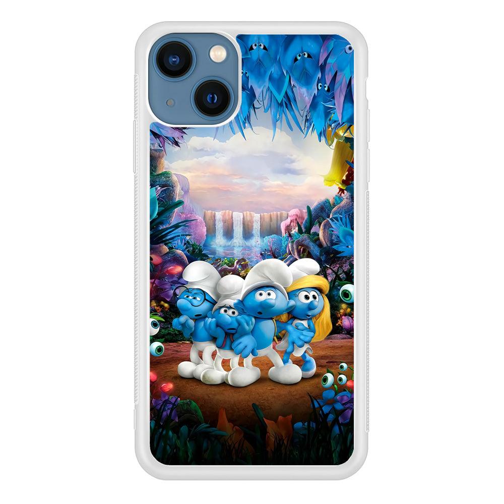 The Smurfs Lost in The Jungle iPhone 15 Plus Case-Oxvistore