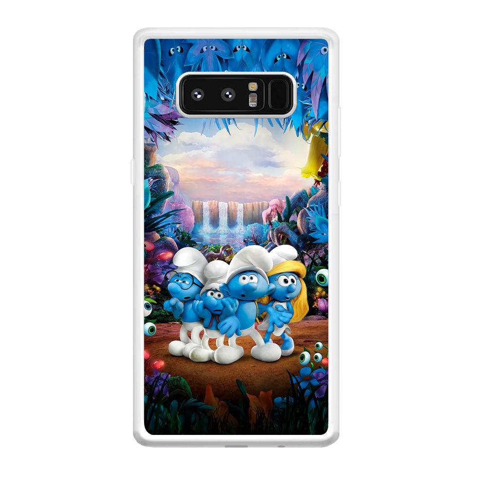 The Smurfs Lost in The Jungle Samsung Galaxy Note 8 Case-Oxvistore