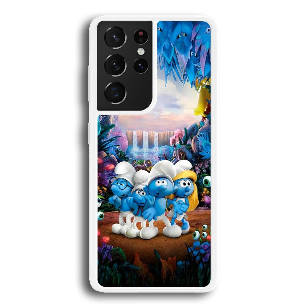 The Smurfs Lost in The Jungle Samsung Galaxy S21 Ultra Case-Oxvistore