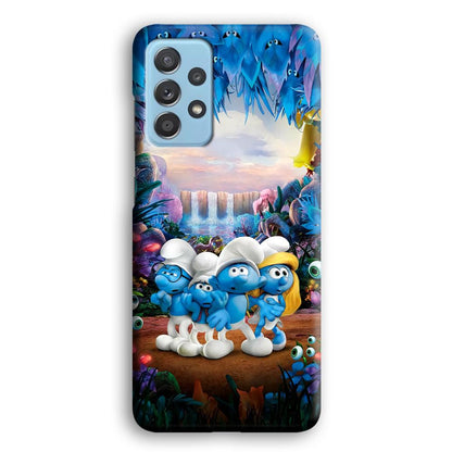 The Smurfs Lost in The Jungle Samsung Galaxy A52 Case-Oxvistore