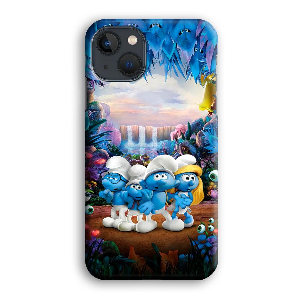 The Smurfs Lost in The Jungle iPhone 15 Case-Oxvistore