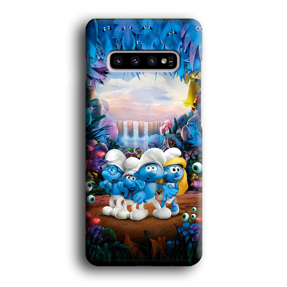 The Smurfs Lost in The Jungle Samsung Galaxy S10 Plus Case-Oxvistore