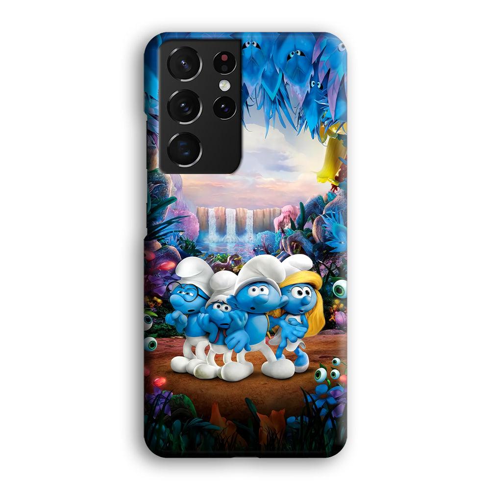 The Smurfs Lost in The Jungle Samsung Galaxy S21 Ultra Case-Oxvistore