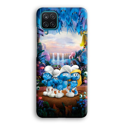 The Smurfs Lost in The Jungle Samsung Galaxy A12 Case-Oxvistore