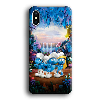 The Smurfs Lost in The Jungle iPhone XS Case-Oxvistore