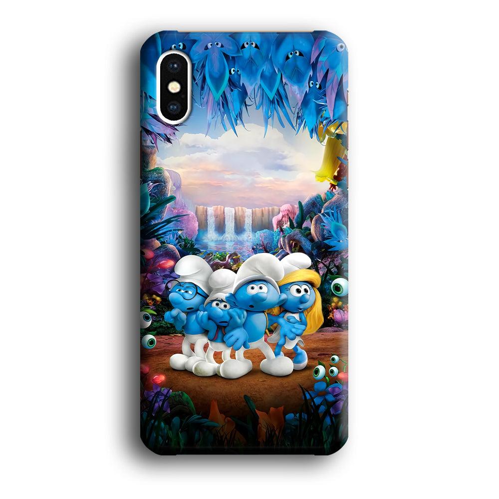 The Smurfs Lost in The Jungle iPhone Xs Max Case-Oxvistore