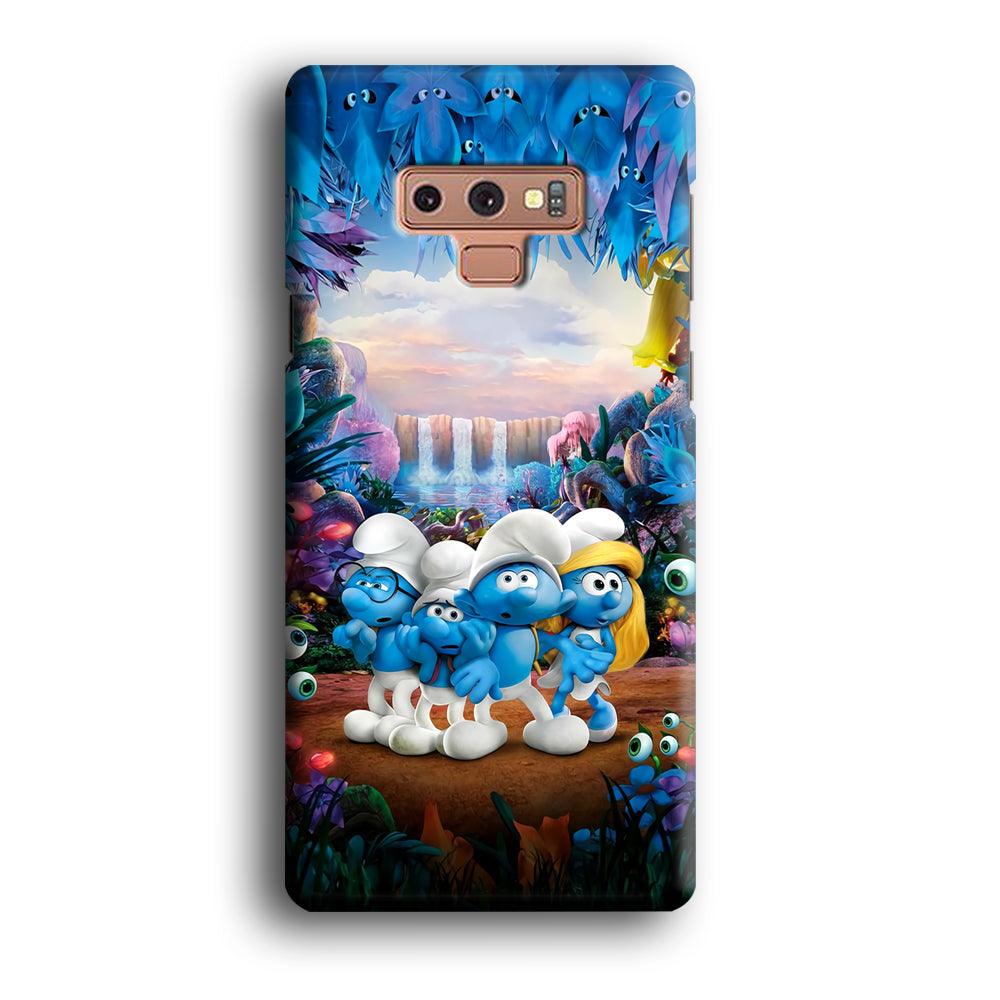 The Smurfs Lost in The Jungle Samsung Galaxy Note 9 Case-Oxvistore