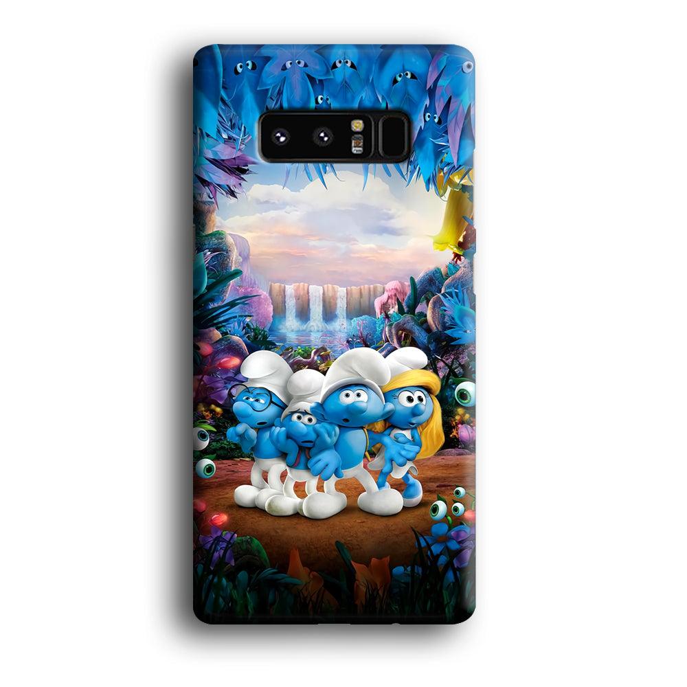 The Smurfs Lost in The Jungle Samsung Galaxy Note 8 Case-Oxvistore