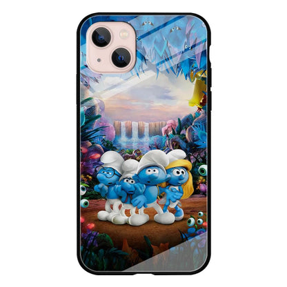 The Smurfs Lost in The Jungle iPhone 15 Case-Oxvistore