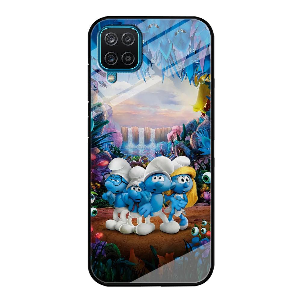 The Smurfs Lost in The Jungle Samsung Galaxy A12 Case-Oxvistore