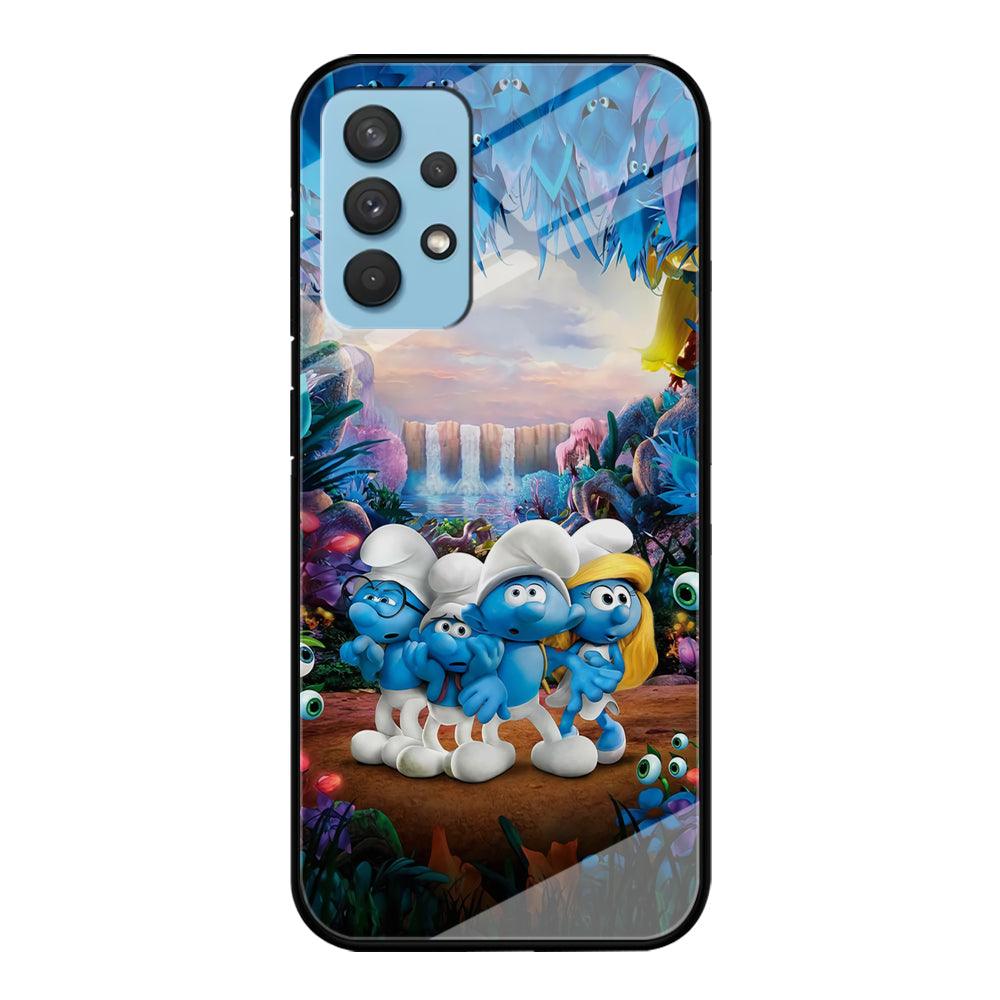 The Smurfs Lost in The Jungle Samsung Galaxy A32 Case-Oxvistore