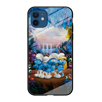 The Smurfs Lost in The Jungle iPhone 12 Case-Oxvistore