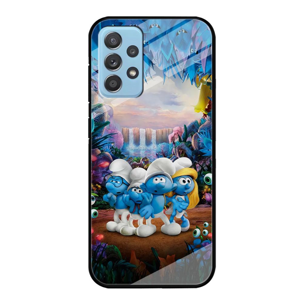 The Smurfs Lost in The Jungle Samsung Galaxy A52 Case-Oxvistore