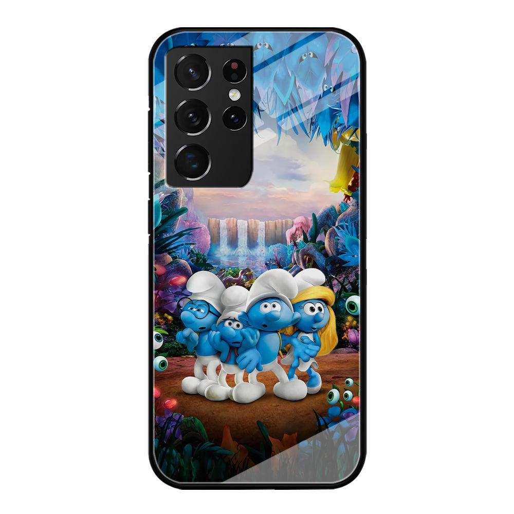 The Smurfs Lost in The Jungle Samsung Galaxy S21 Ultra Case-Oxvistore