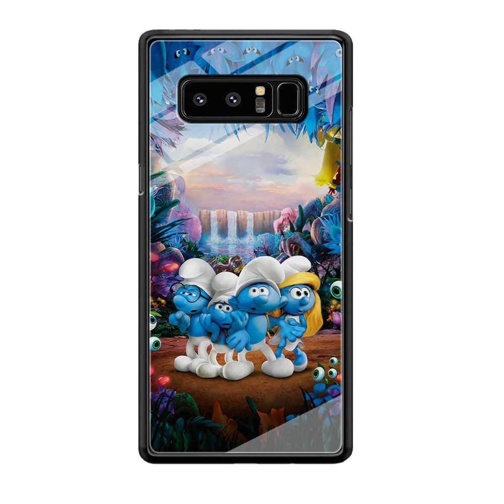 The Smurfs Lost in The Jungle Samsung Galaxy Note 8 Case-Oxvistore