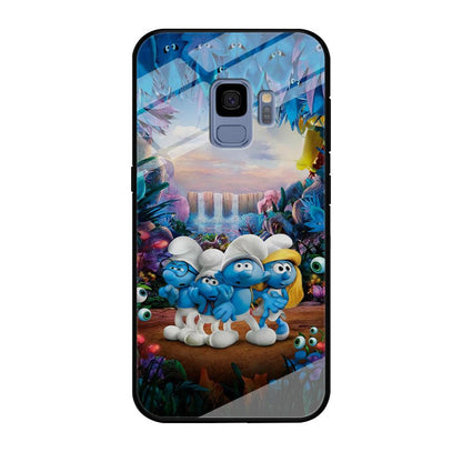 The Smurfs Lost in The Jungle Samsung Galaxy S9 Case-Oxvistore