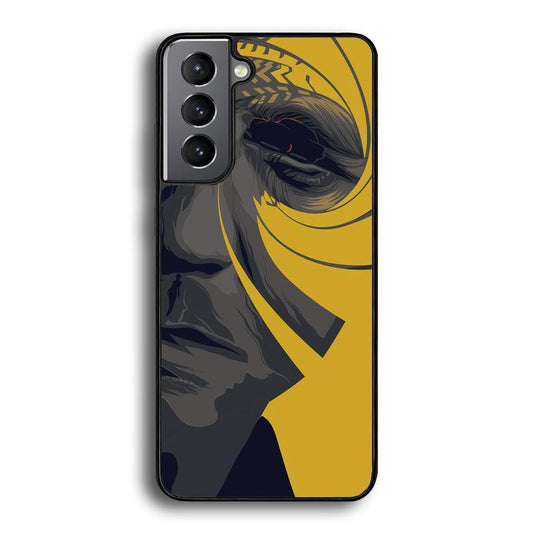 The Visionable of Agent 007 Samsung Galaxy S24 Case-Rubber Black (2D Case)-Oxvistore