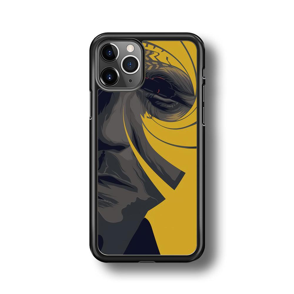 The Visionable of Agent 007 iPhone 11 Pro Max Case-Rubber Black (2D Case)-Oxvistore