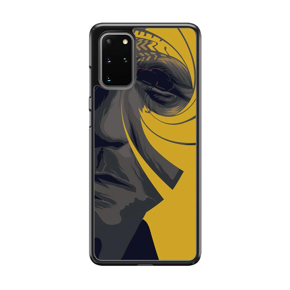 The Visionable of Agent 007 Samsung Galaxy S20 Plus Case-Rubber Black (2D Case)-Oxvistore