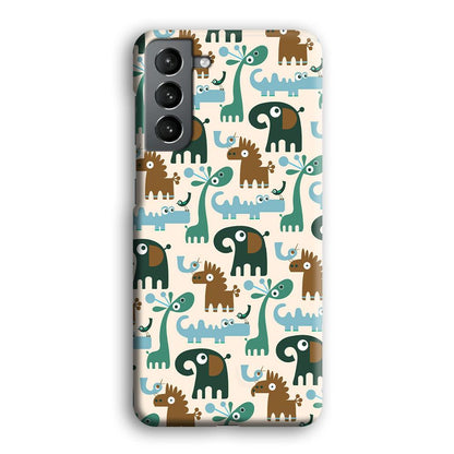 The Animal Expression Modern Shapes Samsung Galaxy S21 Case-Oxvistore