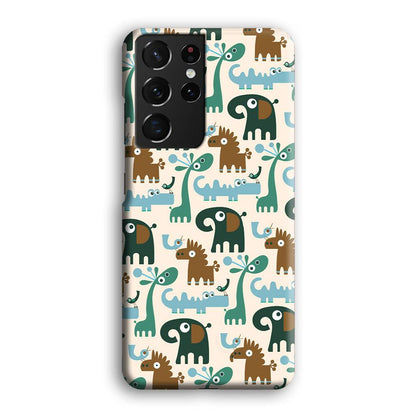 The Animal Expression Modern Shapes Samsung Galaxy S21 Ultra Case-Oxvistore