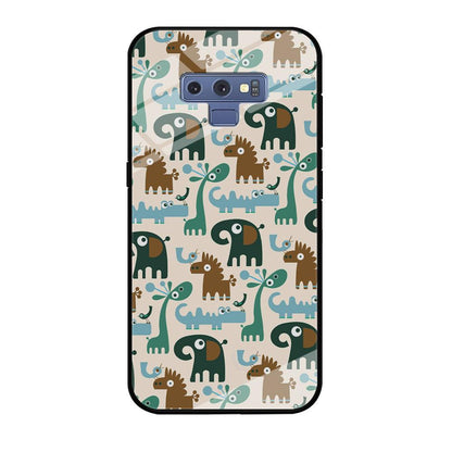 The Animal Expression Modern Shapes Samsung Galaxy Note 9 Case-Oxvistore