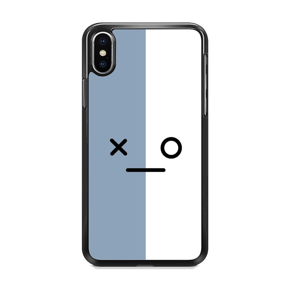 The Expression iPhone X Case-Rubber Black (2D Case)-Oxvistore