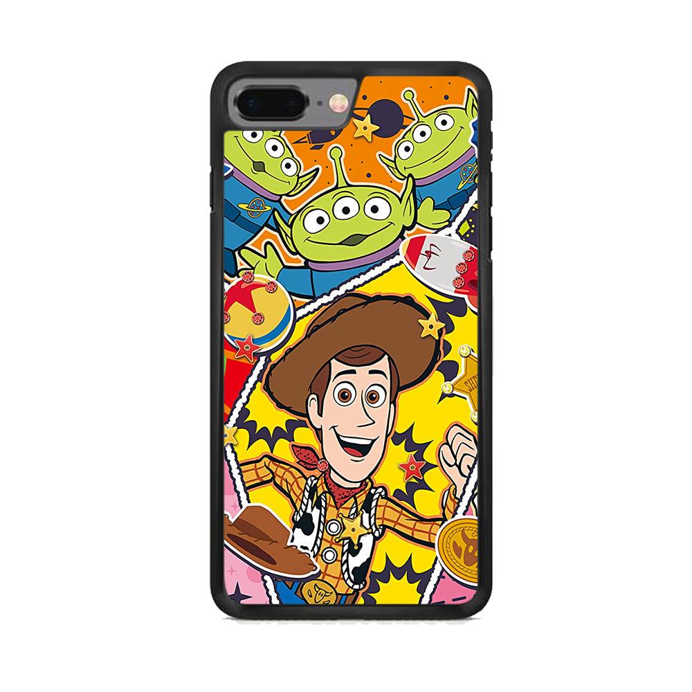 The Famous Cartoon Joy Smile iPhone 8 Plus Case-Rubber Black (2D Case)-Oxvistore