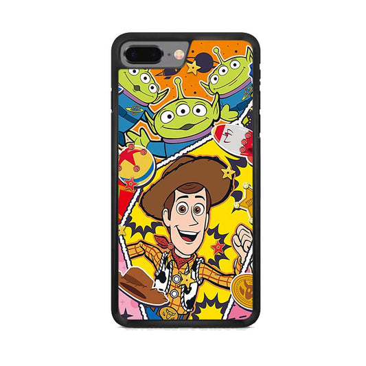The Famous Cartoon Joy Smile iPhone 8 Plus Case-Rubber Black (2D Case)-Oxvistore