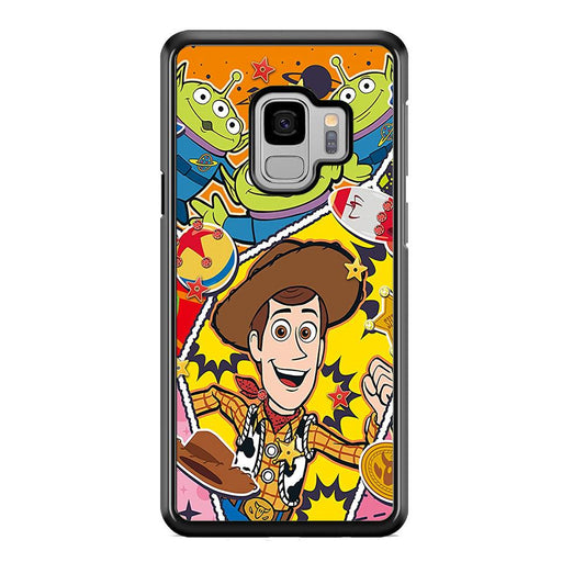 The Famous Cartoon Joy Smile Samsung Galaxy S9 Case-Rubber Black (2D Case)-Oxvistore
