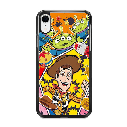 The Famous Cartoon Joy Smile iPhone XR Case-Rubber Black (2D Case)-Oxvistore