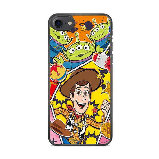 The Famous Cartoon Joy Smile iPhone 8 Case-Rubber Black (2D Case)-Oxvistore