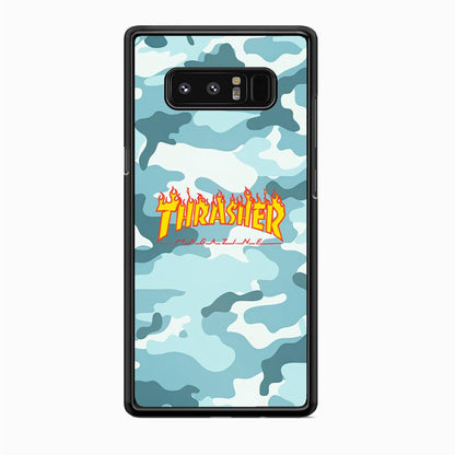 Thrasher Camo Light Blue Samsung Galaxy Note 8 Case-Oxvistore