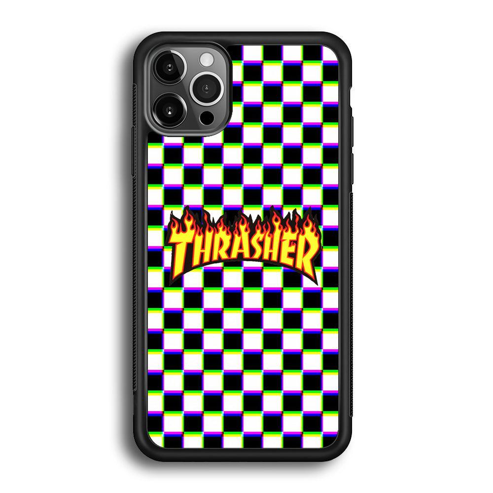 Thrasher Chess iPhone 12 Pro Case-Oxvistore