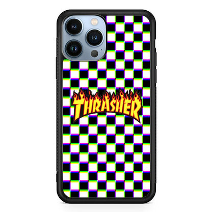 Thrasher Chess iPhone 14 Pro Case-Oxvistore