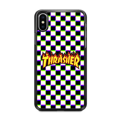 Thrasher Chess iPhone X Case-Oxvistore