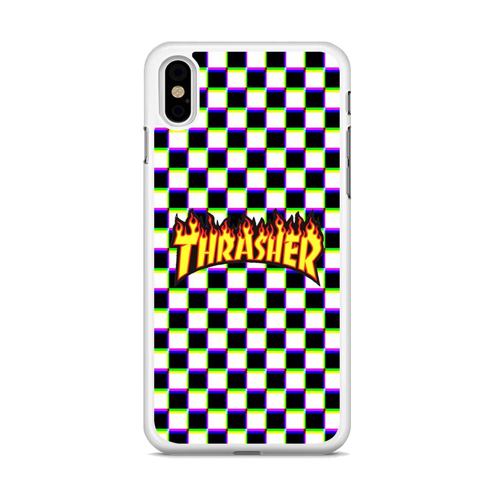 Thrasher Chess iPhone X Case-Oxvistore