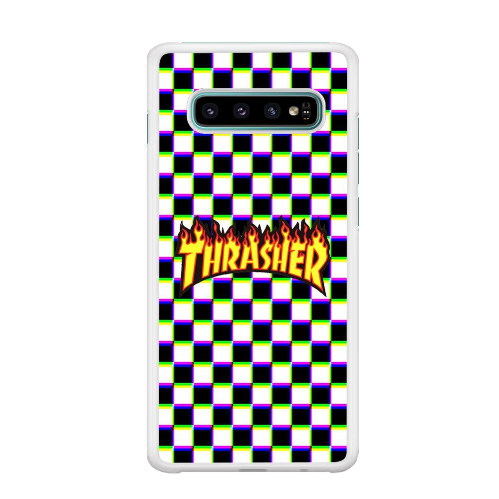 Thrasher Chess Samsung Galaxy S10 Case-Oxvistore