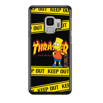 Thrasher Keep Out with Bart Samsung Galaxy S9 Case-Oxvistore