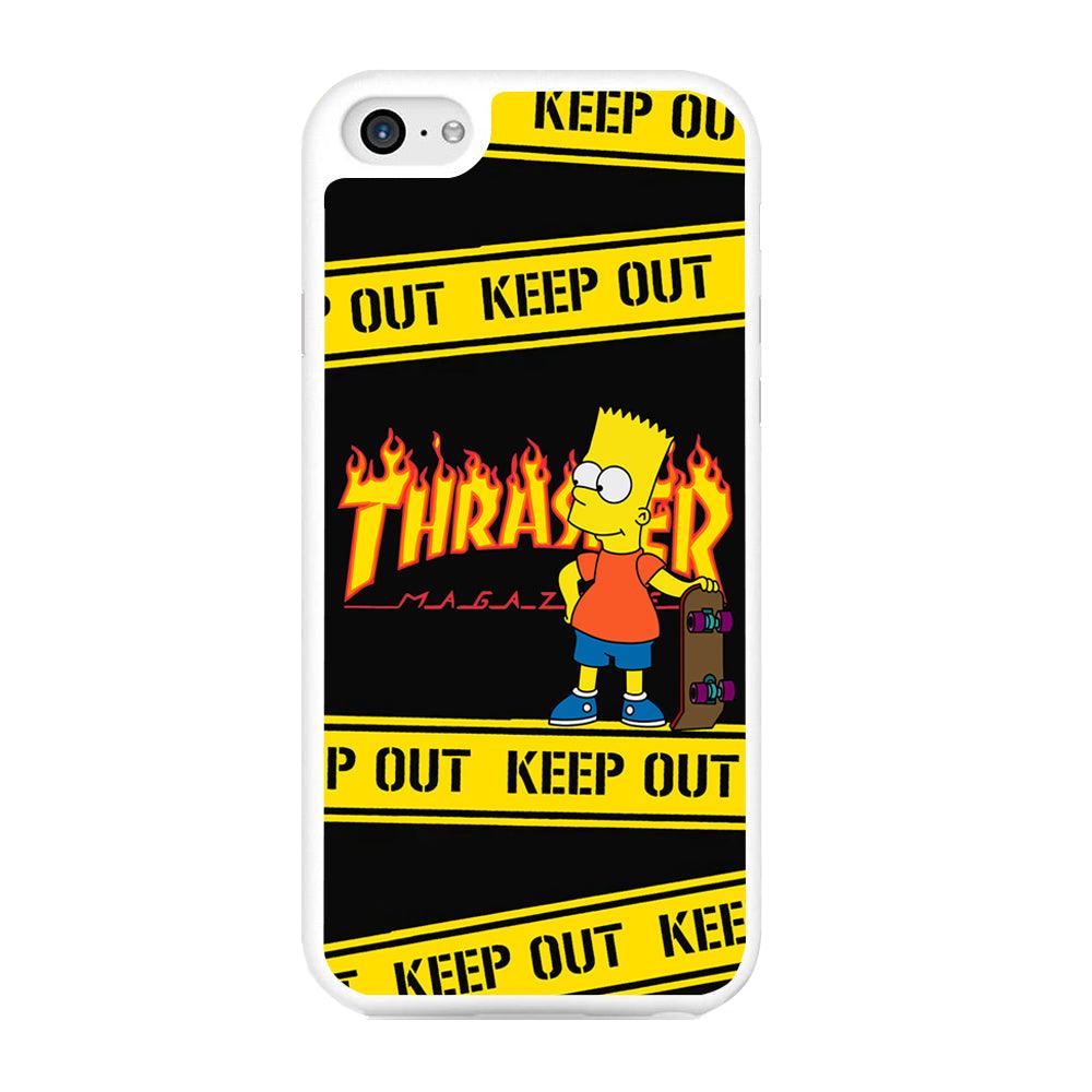 Thrasher Keep Out with Bart iPhone 6 | 6s Case-Oxvistore